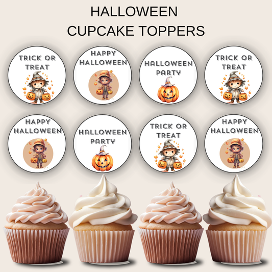 Halloween Cupcake Toppers
