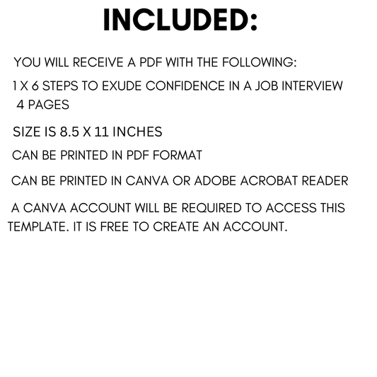 Six Steps To Exude Confidence in A Job Interview