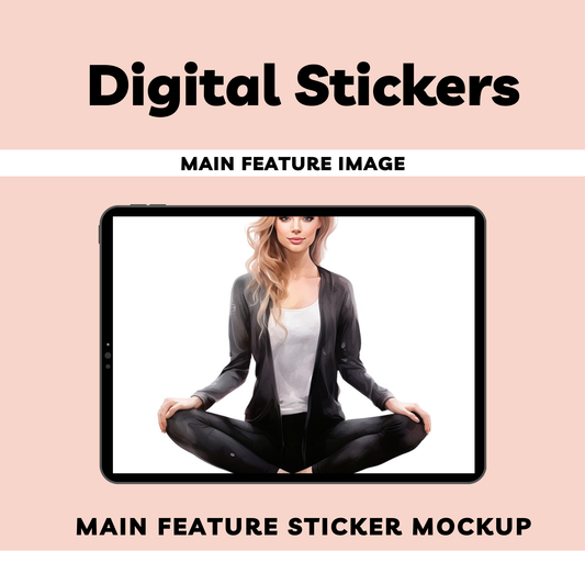 Pilates Digital Sticker Sheets
