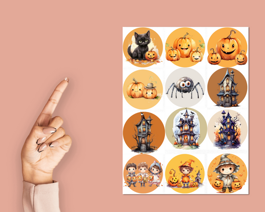 Halloween Celebration Sticker | Royalty Luxury Health and Beauty