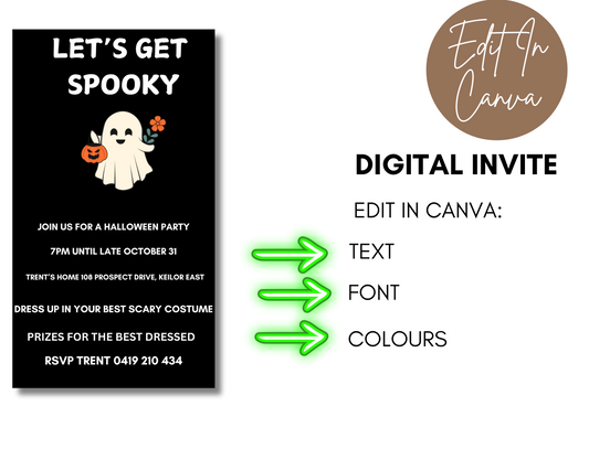 Halloween Spooky Invitation
