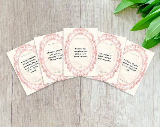 50 Feminine Affirmation Cards