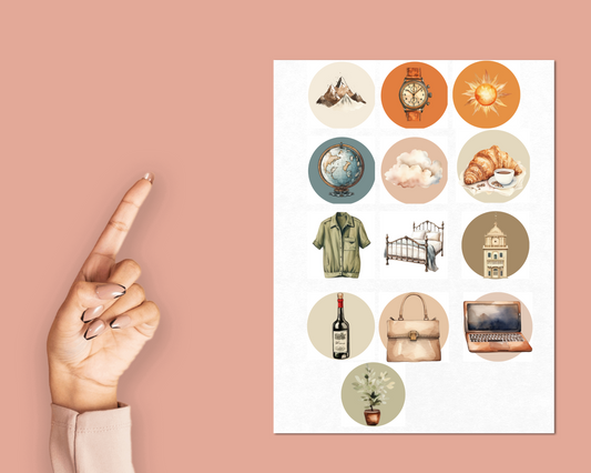 Travel Sticker Page | Royalty Luxury Health and Beauty