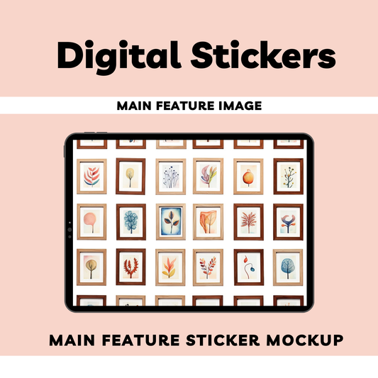Arty Digital Sticker Sheets