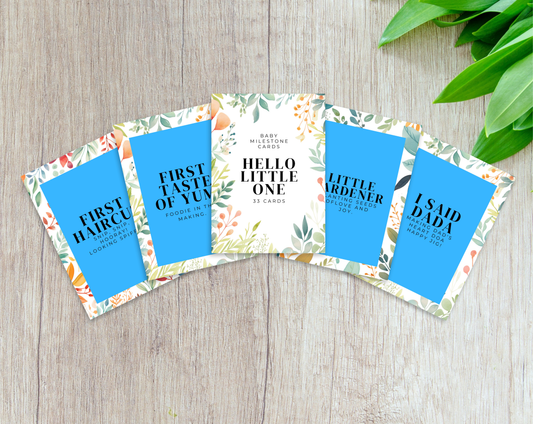 Baby Milestone Affirmation Cards