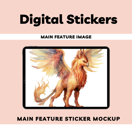 Fantasy Digital Sticker Sheet