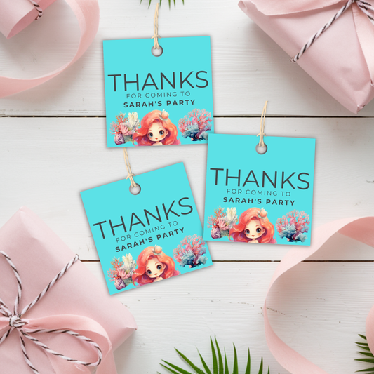 1st Birthday Thank You Tags