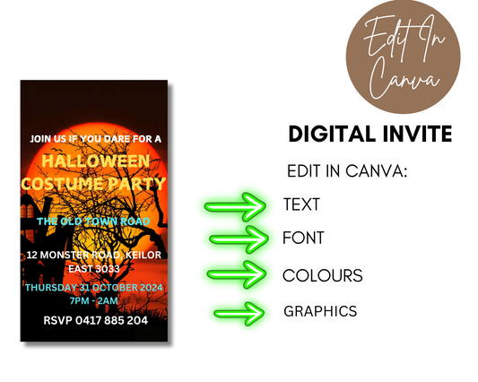 Halloween Spooky Invitation