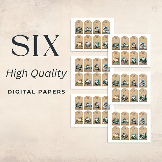 Eight Nature Tags