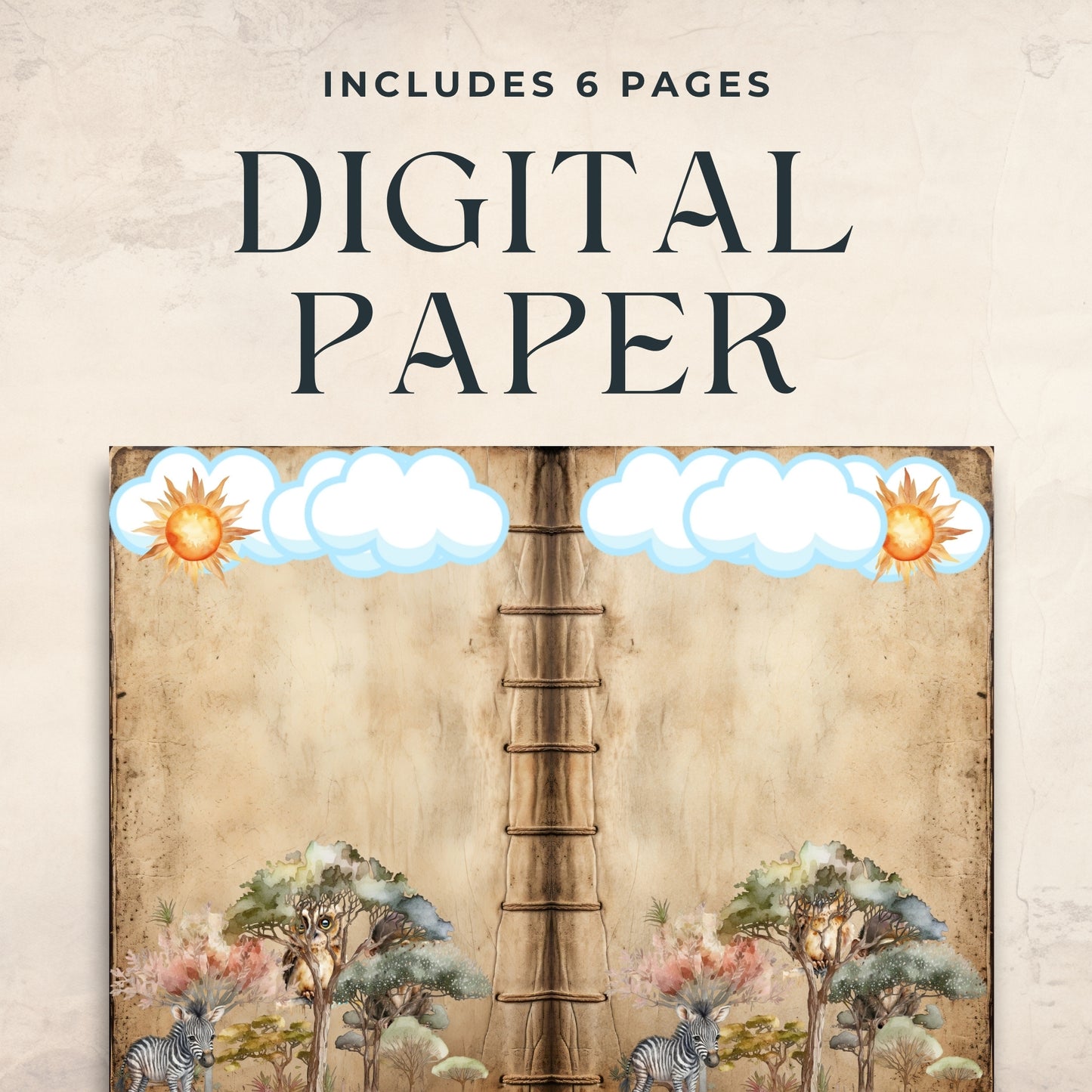 Zoo Animals Matching Cover Page