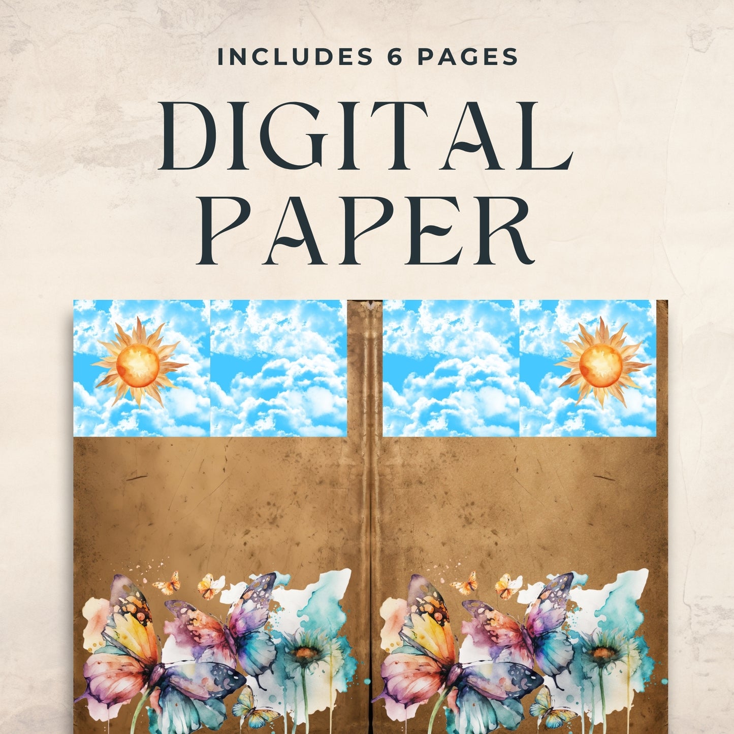 Butterflies Matching Cover Page