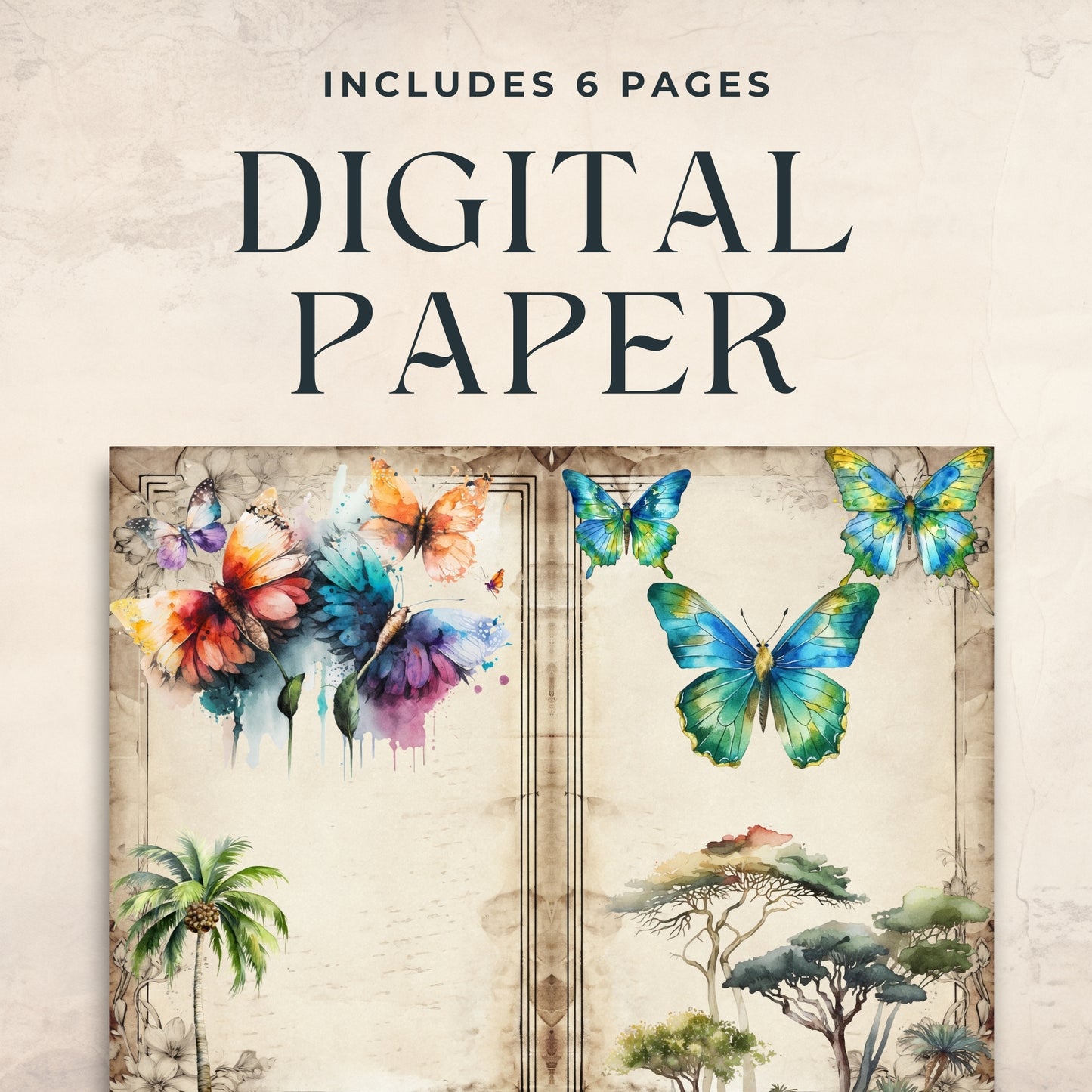 Butterflies Junk Journal