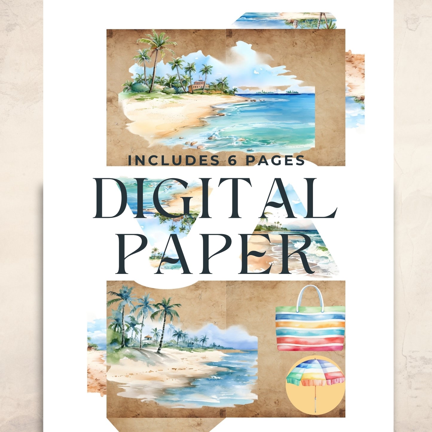 Mini Beach Envelopes