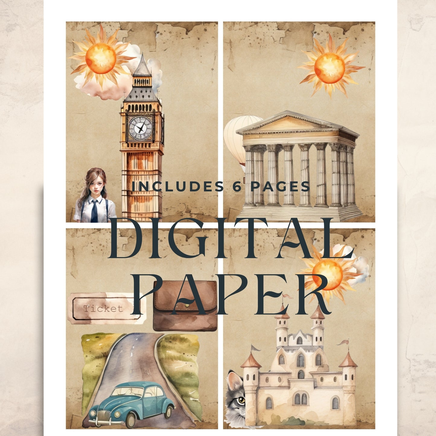 Travel Cards Portrait