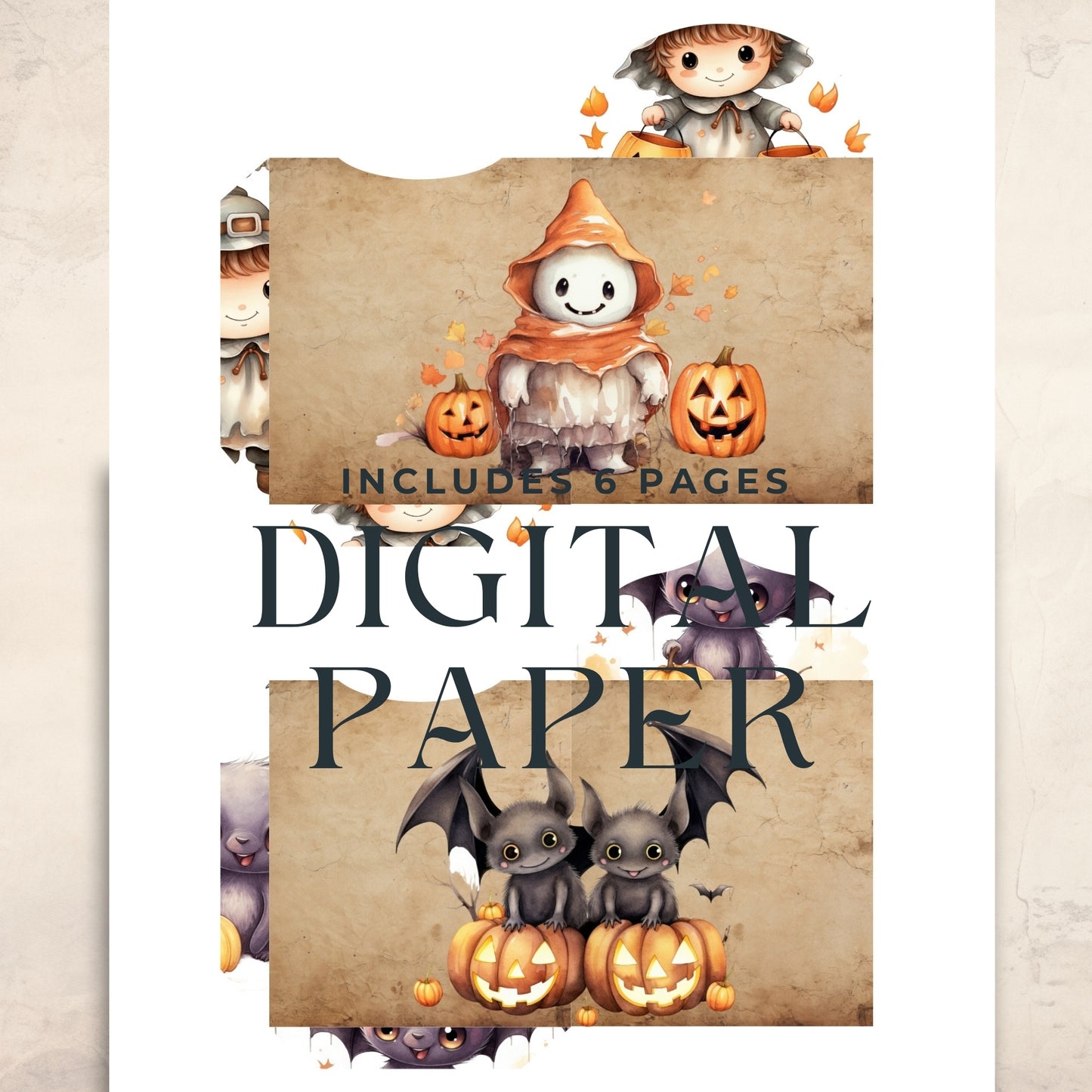 Mini Halloween Envelopes