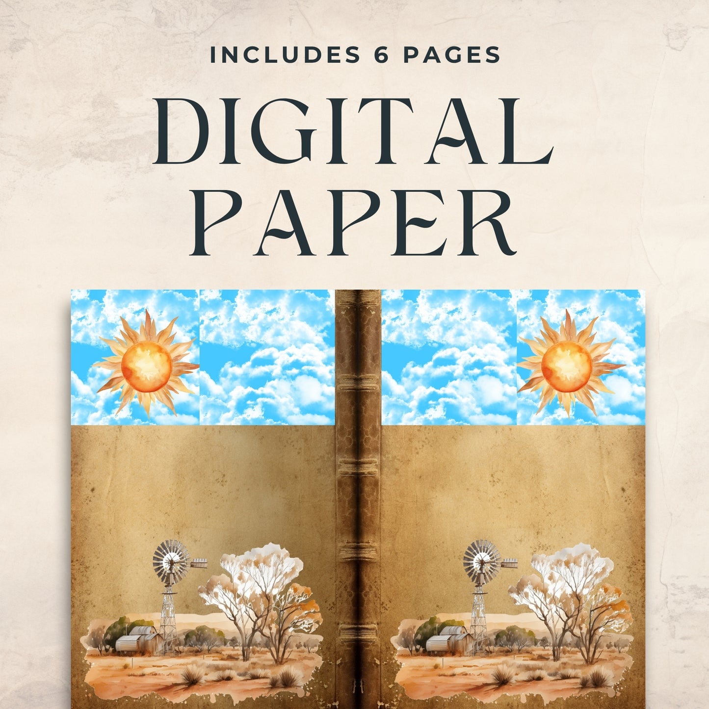 Australian Outback Matching Cover Page