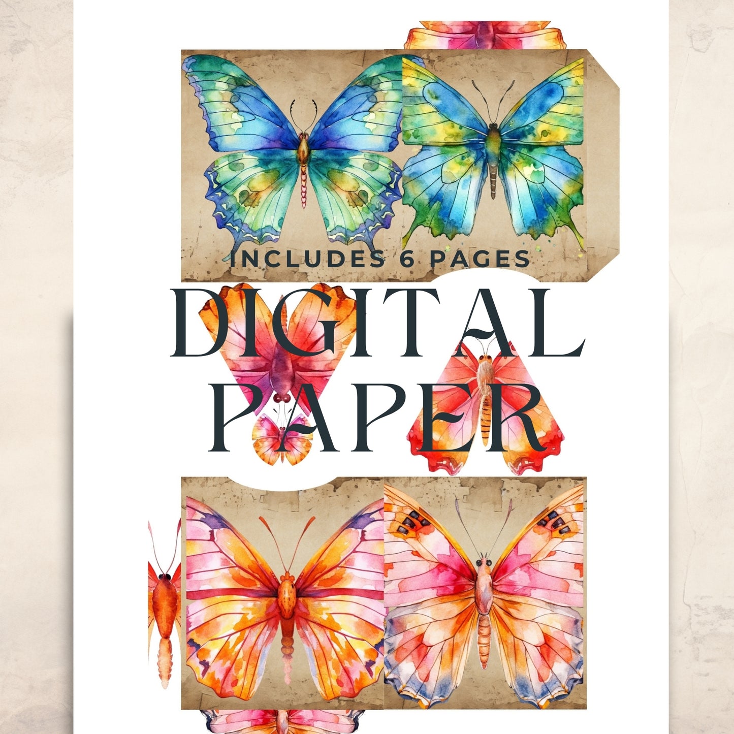 Mini Butterflies Envelopes