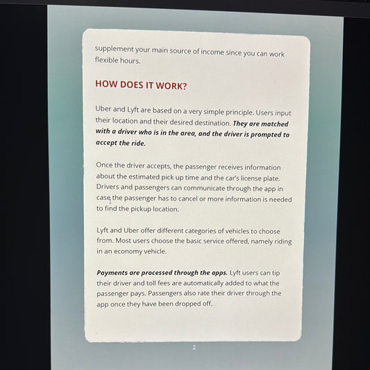 Income Boost Blueprint Driving With Uber and Lyft