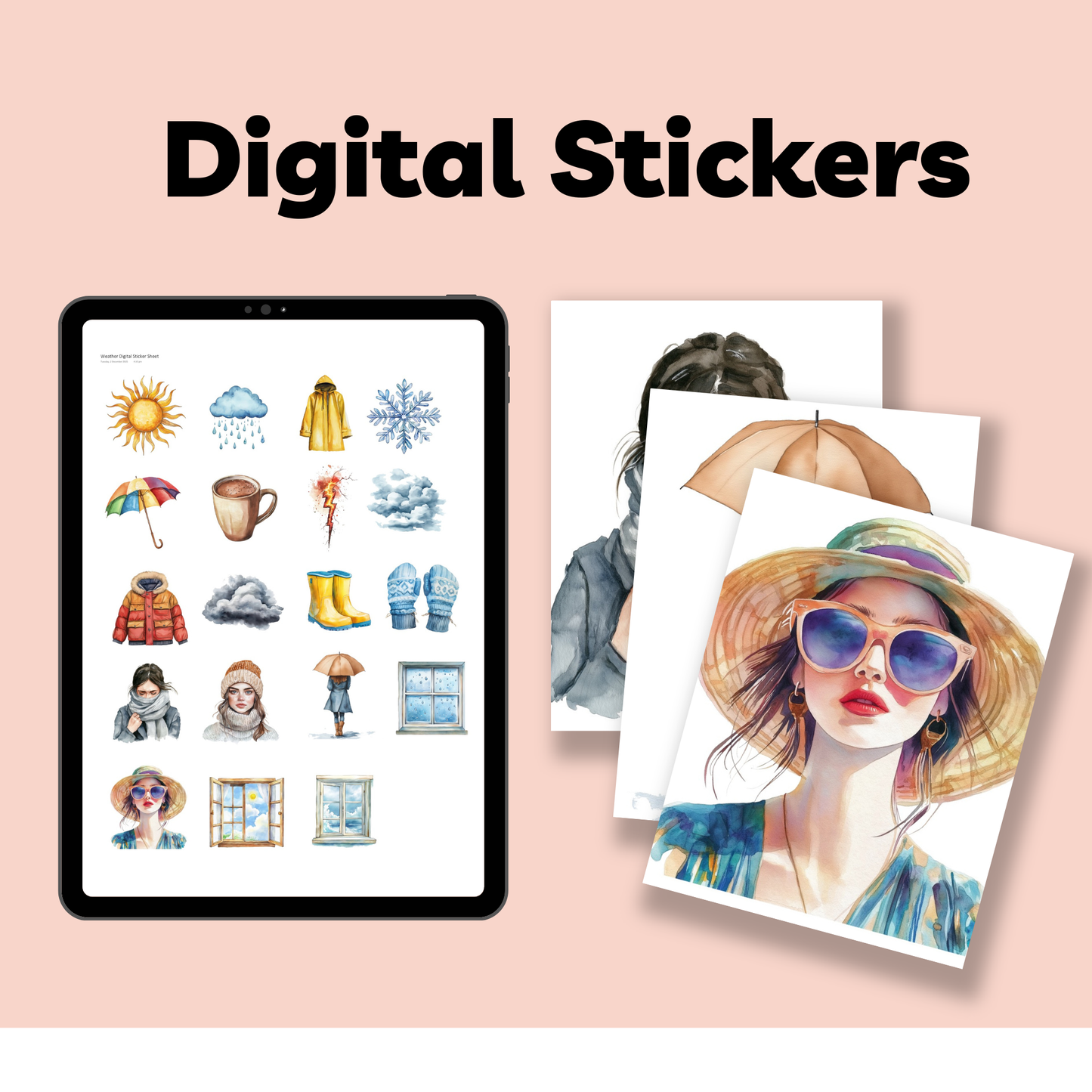 Weather Sticker Sheet