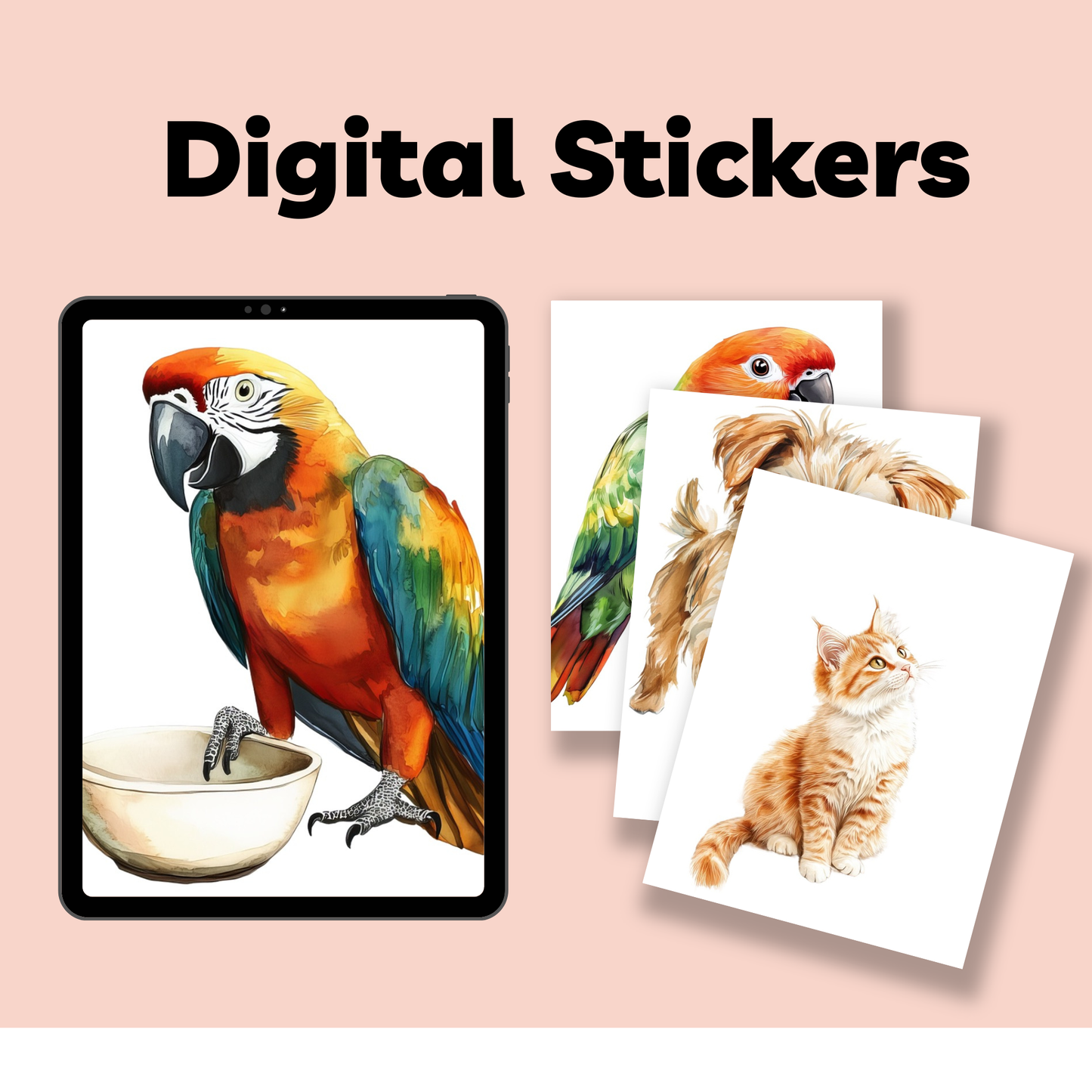 Pet Themed Digital Stickers