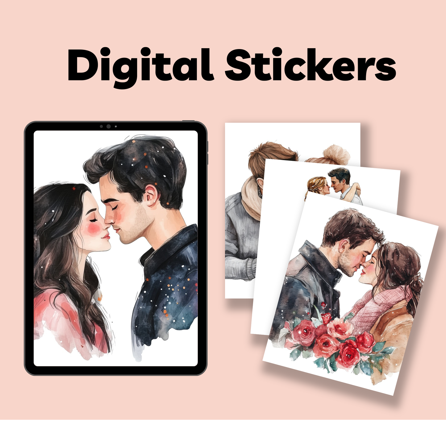 Date Night Digital Sticker Sheets