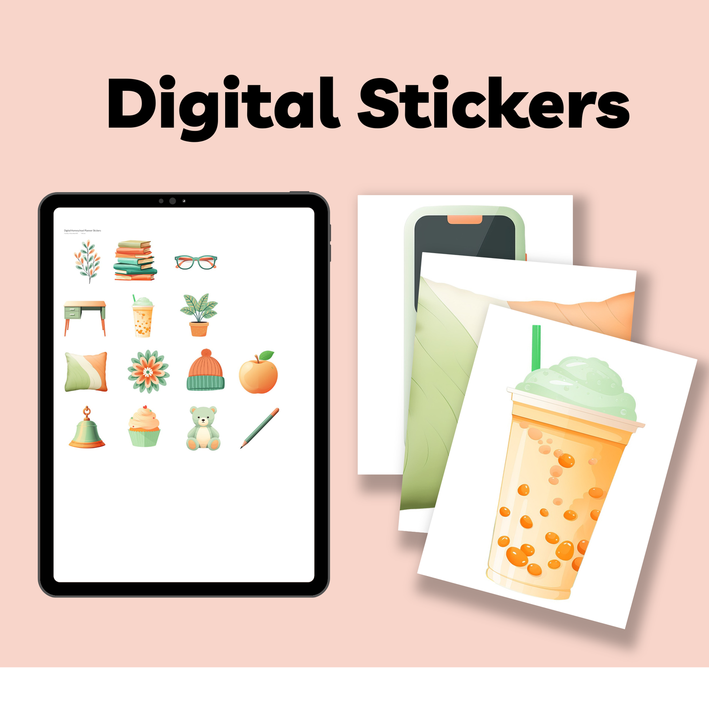 Digital Homeschool Planner Sticker Sheet