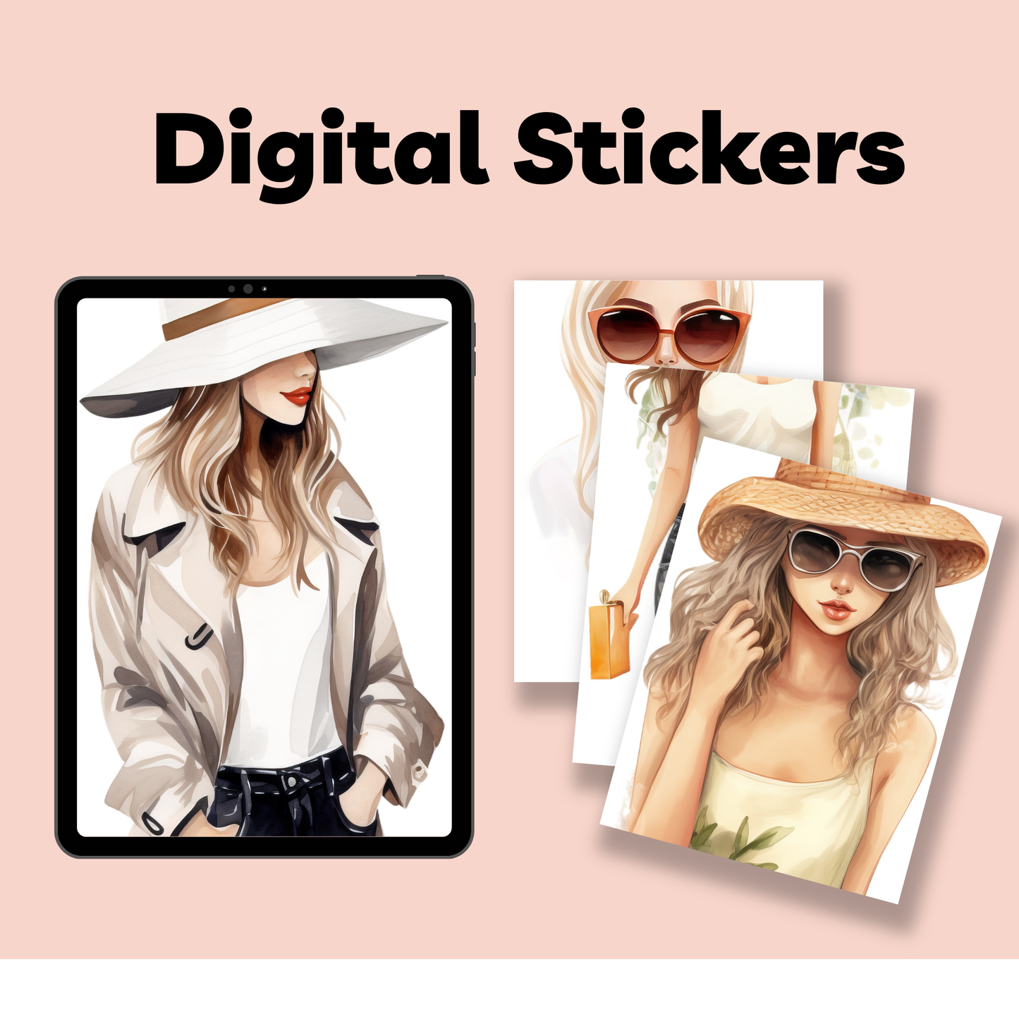 Seasonal Digital Sticker Sheets