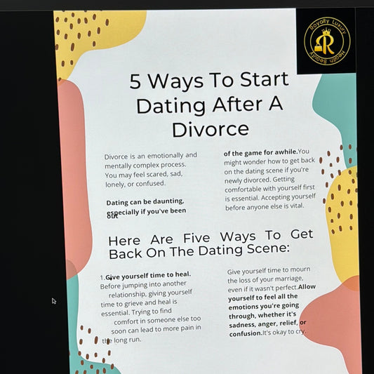 Five Ways To Start Dating After A Divorce