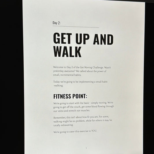 The Five Day Get Moving Challenge