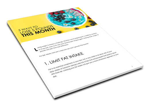 5 Ways To Lose 5 Pounds This Month