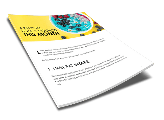 5 Ways To Lose 5 Pounds This Month