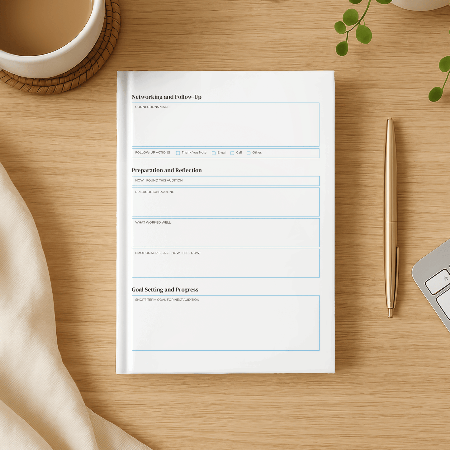 Complete Audition Journal