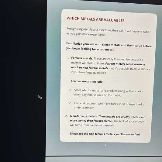 Income Boost Blueprint Make Money With Scrap Metal