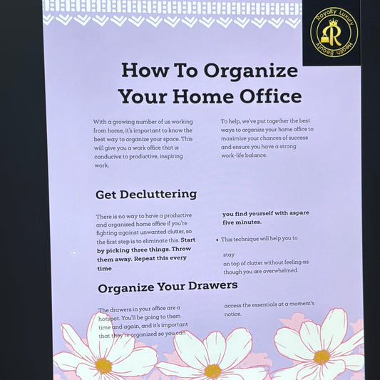 How To Organise your Home Office