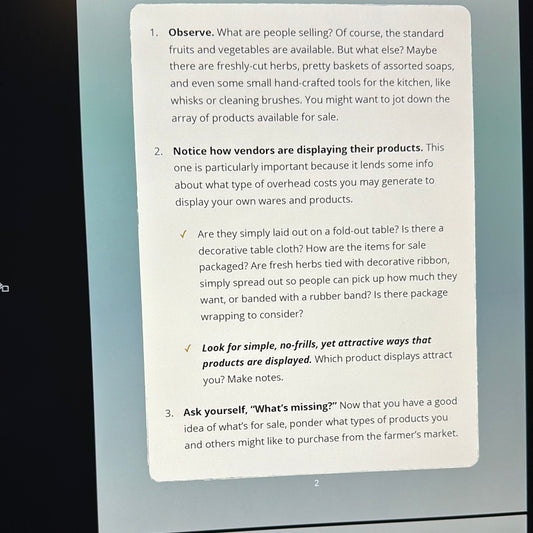 Income Boost Blueprint Make Money At The Farmers Market