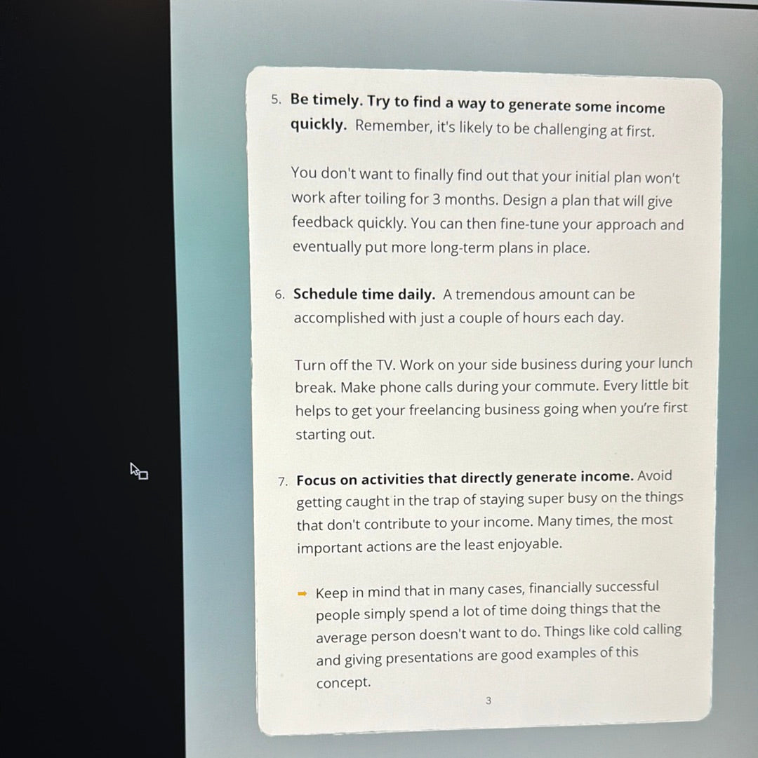 Income Boost Blueprint The Keys To Successful Moonlighting