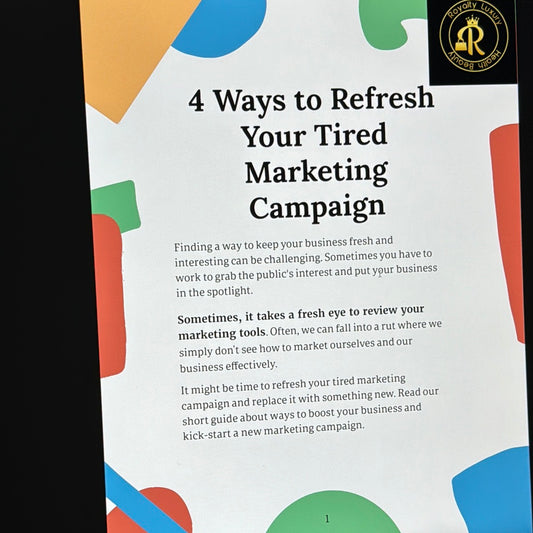 Four Ways To Refresh Your Tired Marketing Campaign