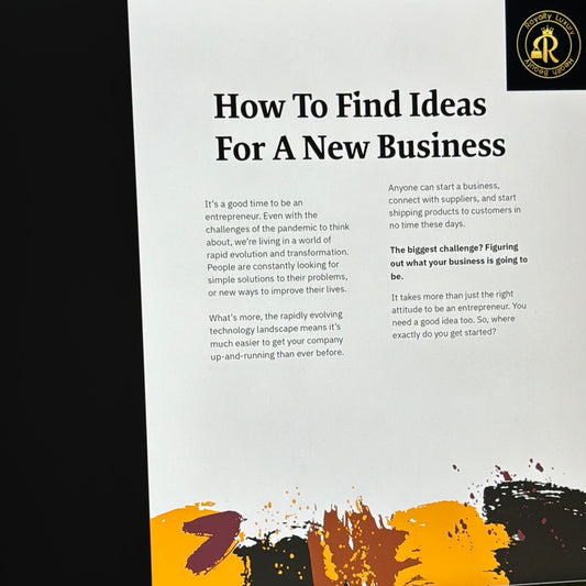 How To Find Ideas For A New Business