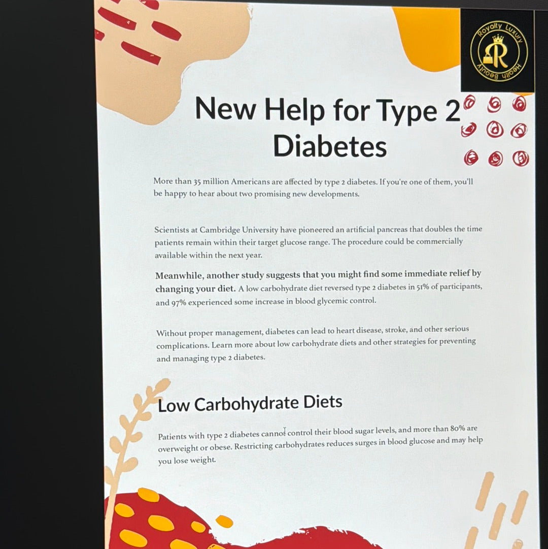 New Help For Type Two Diabetes