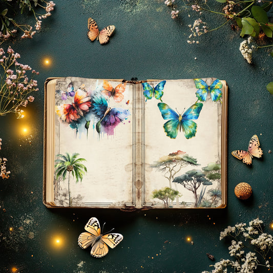 Butterflies Junk Journal