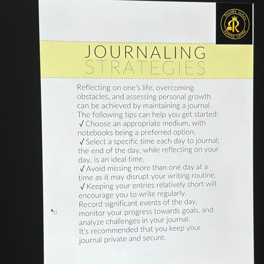 Journaling Strategies