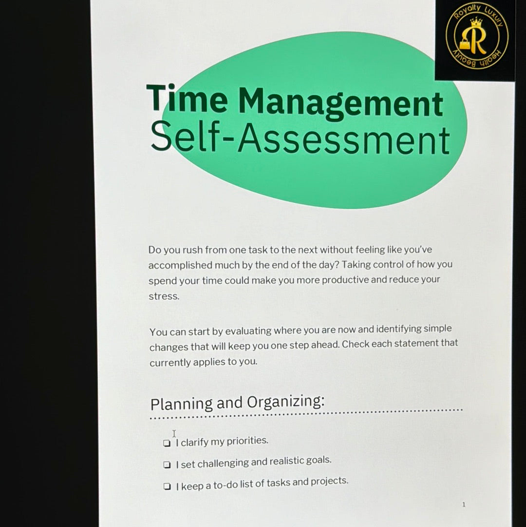 Time Management Self-Assessment