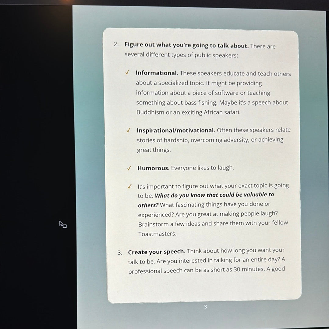 Income Boost Blueprint Public Speaking