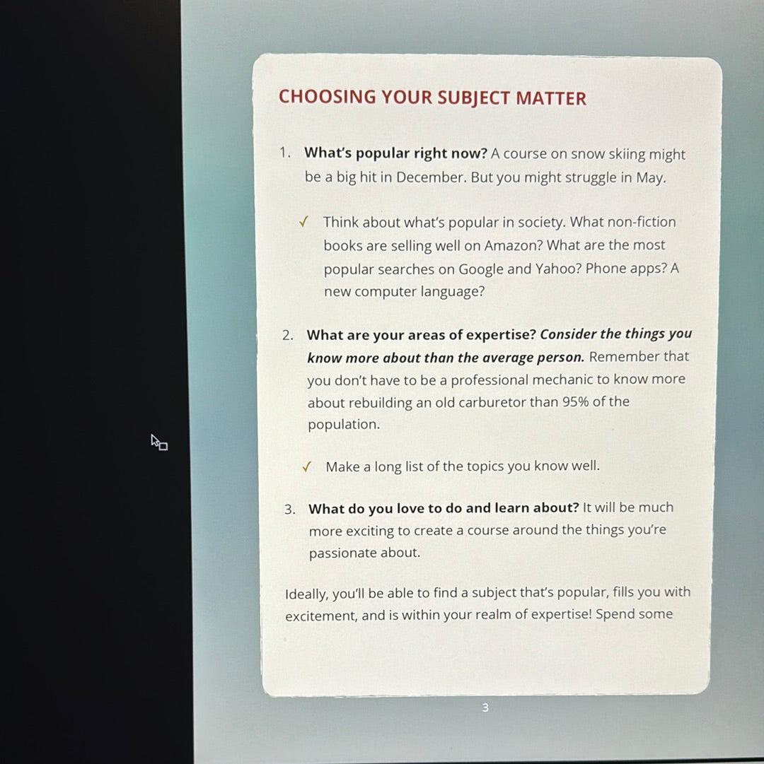 Income Boost Blueprint Design and Teach A Course