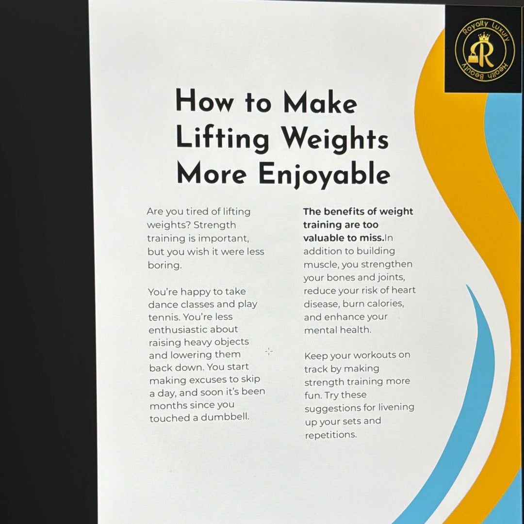 How To Make Lifting Weights More Enjoyable