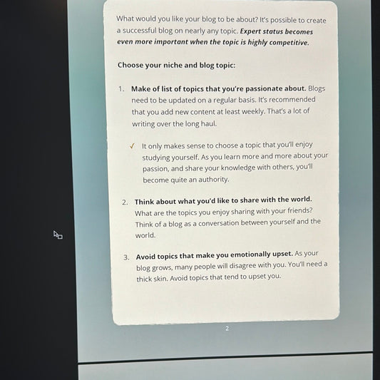 Income Boost Blueprint Niche Authority Blog