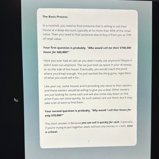 Income Boost Blueprint How To Find and Flip Your First Property