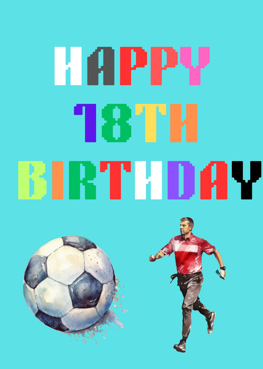 18th Birthday Card Boy