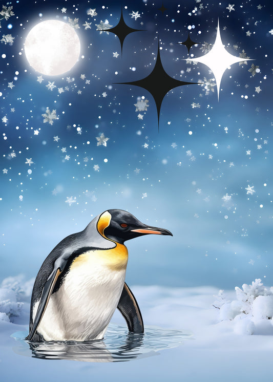 Fathers Day Penguin Card