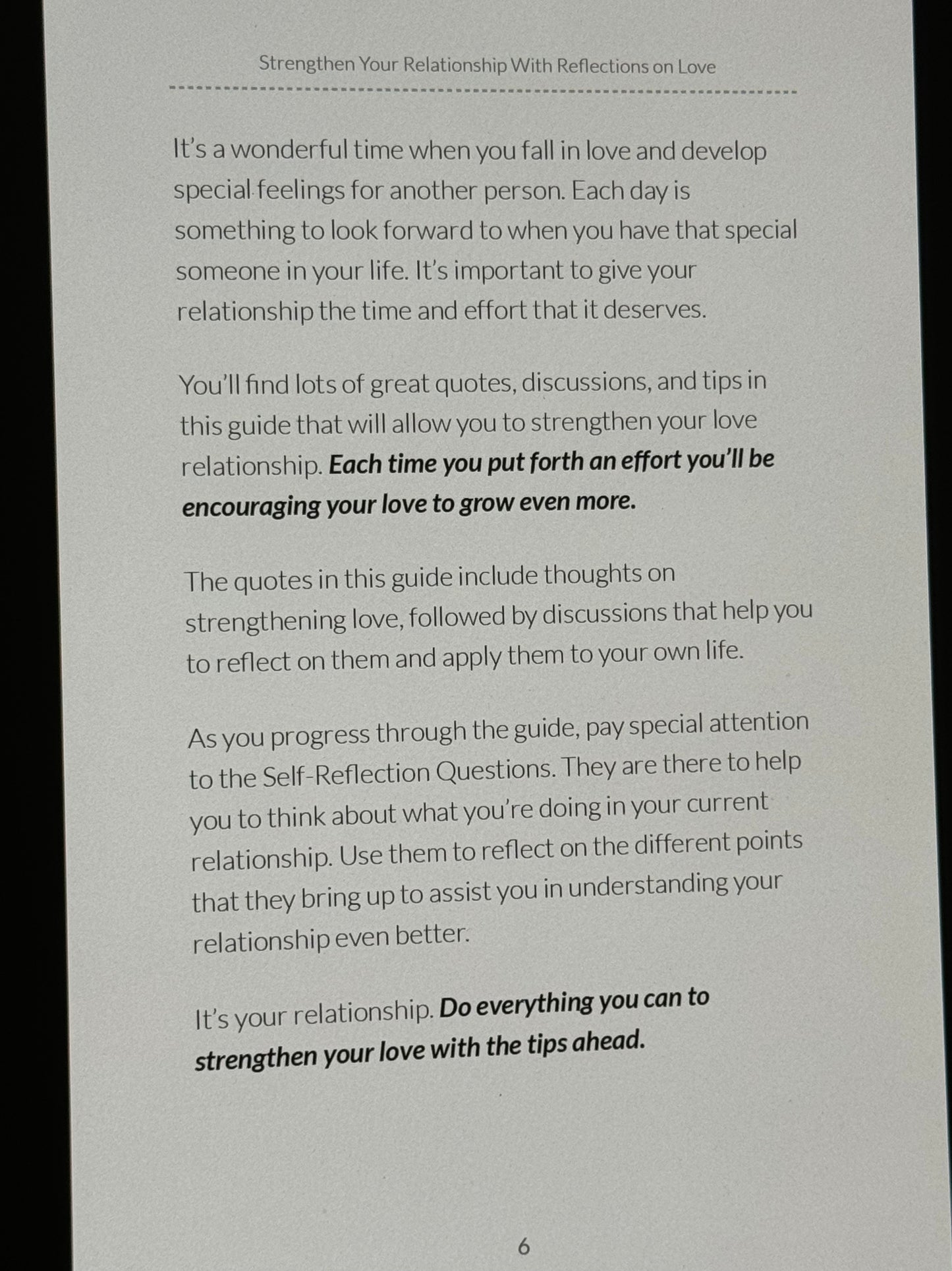 Strengthen Your Relationship With Reflections On Love